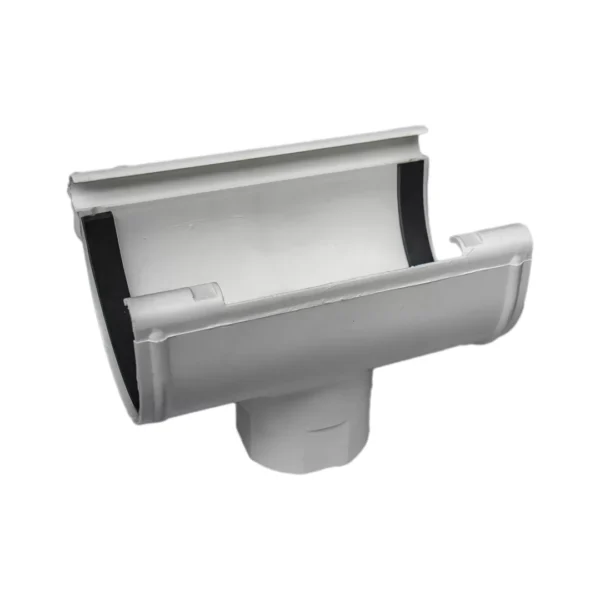 Gutter Outlet / Dropper 140mm  - White