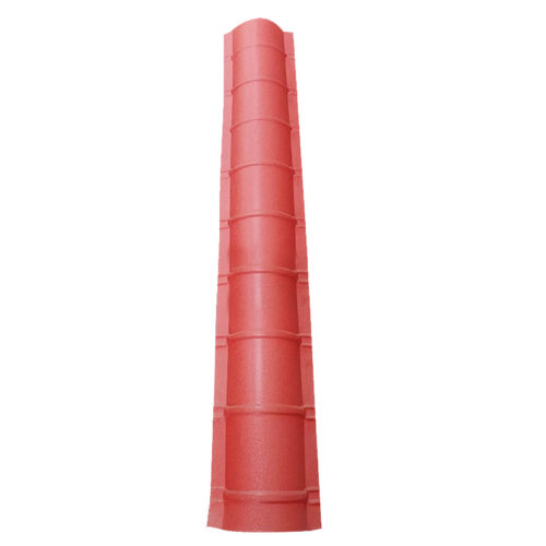 Glazed Ridge / Roll Top - Brick Red Matt - 2M X 330MM