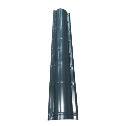 Glazed Ridge / Roll Top - C/Grey Gloss - 2M X 330MM