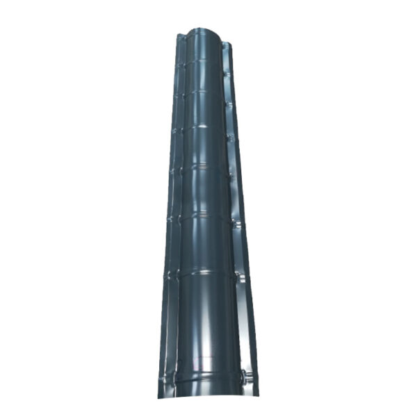 Glazed Ridge / Roll Top - C/Grey Gloss - 2M X 330MM