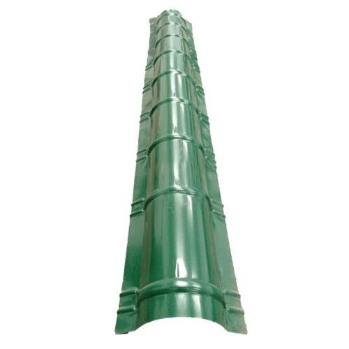 Glazed Ridge / Roll Top - Dark Green Gloss - 2M X 330MM