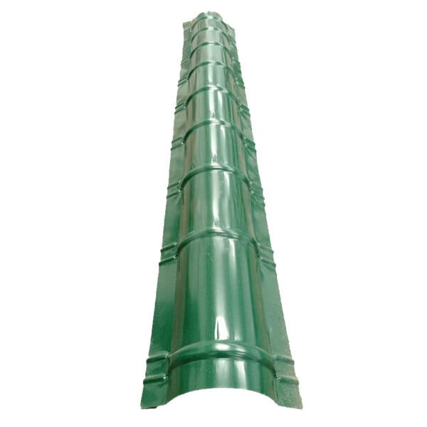 Glazed Ridge / Roll Top - Dark Green Gloss - 2M X 330MM