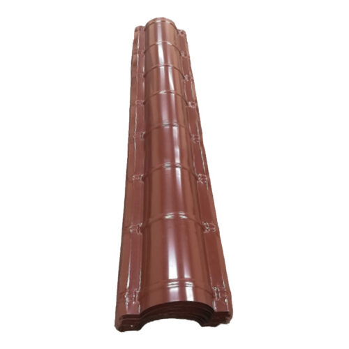 Glazed Ridge / Roll Top - Maroon Gloss - 2M X 330MM