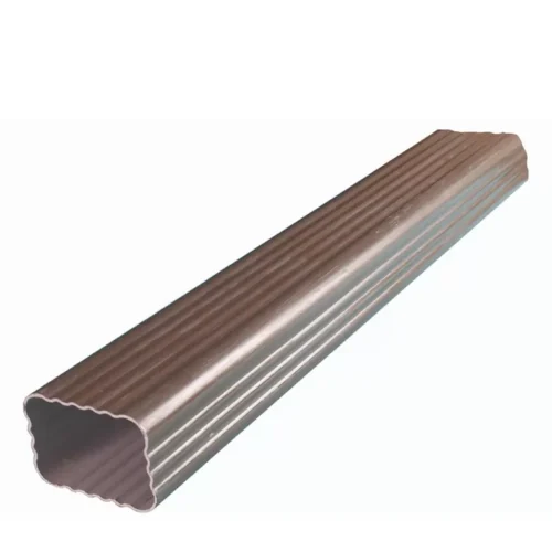 Down Pipe 3m Long (63mm x 82mm)  - Brown