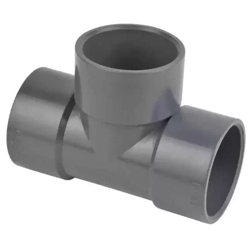 PVC Tees 82mm - Grey